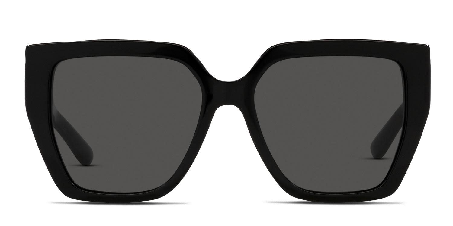 Dolce & Gabbana DG4438 Shiny Black glasses - Shiny Black - Frontal View