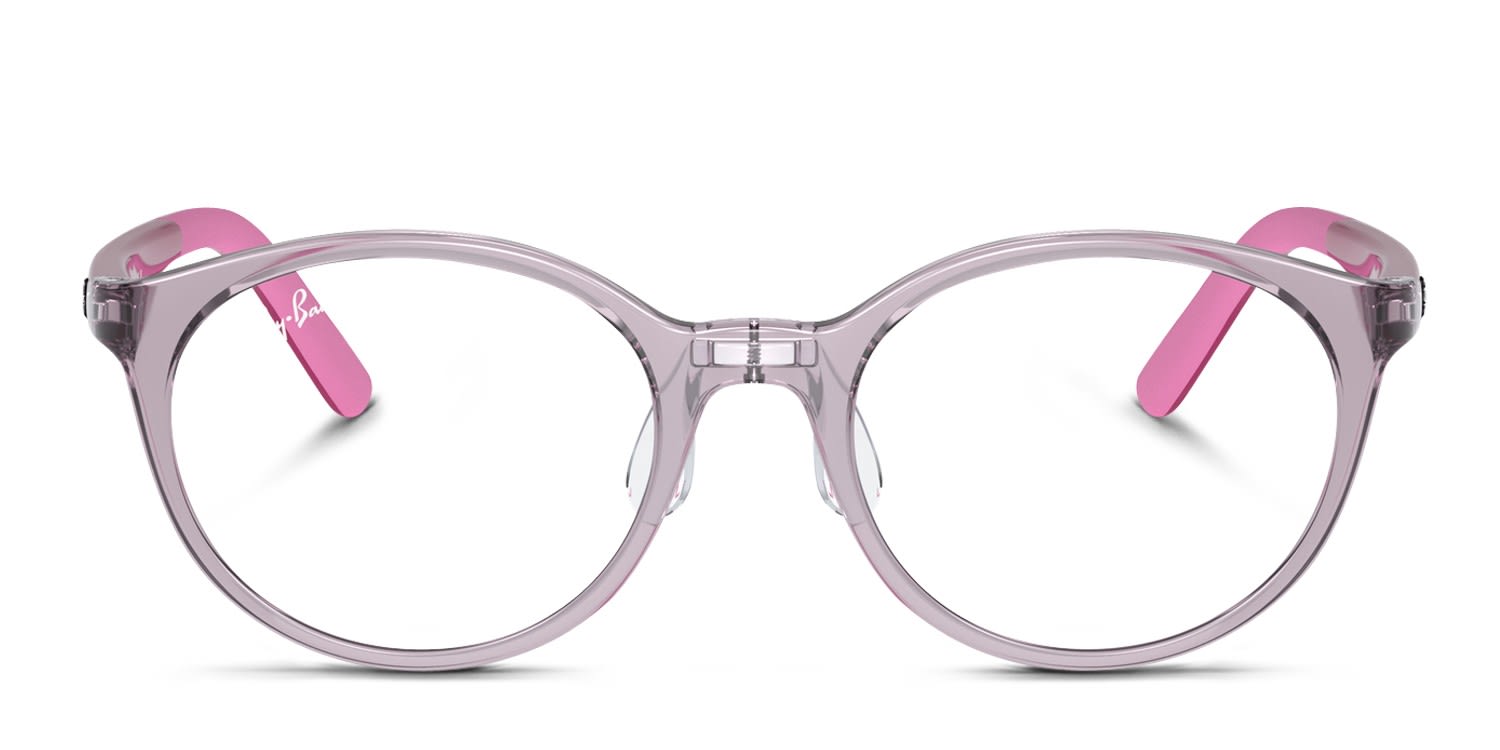 Ray-Ban RY1625D Kids Pink, Clear glasses - Pink / Clear - Frontal View