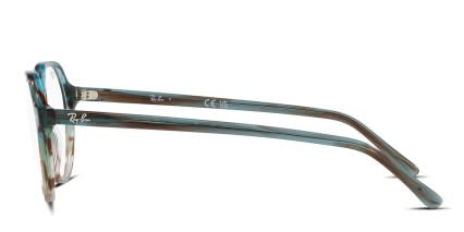 Ray-Ban RX5395 Thalia Blue , Gray , Multicolor glasses - Blue / Gray / Multicolor - Side View