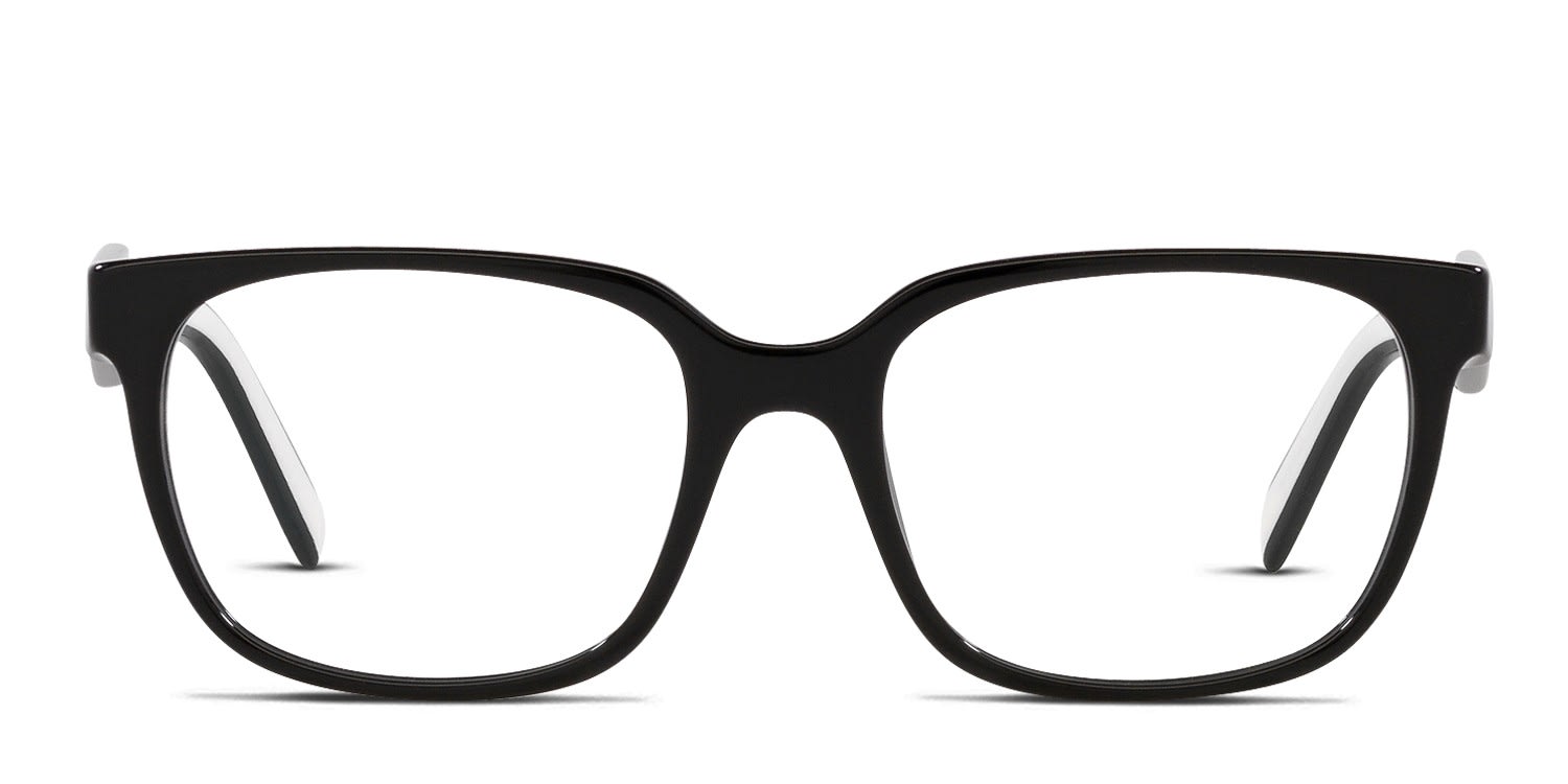 Prada PR17ZV Black glasses - Black - Frontal View