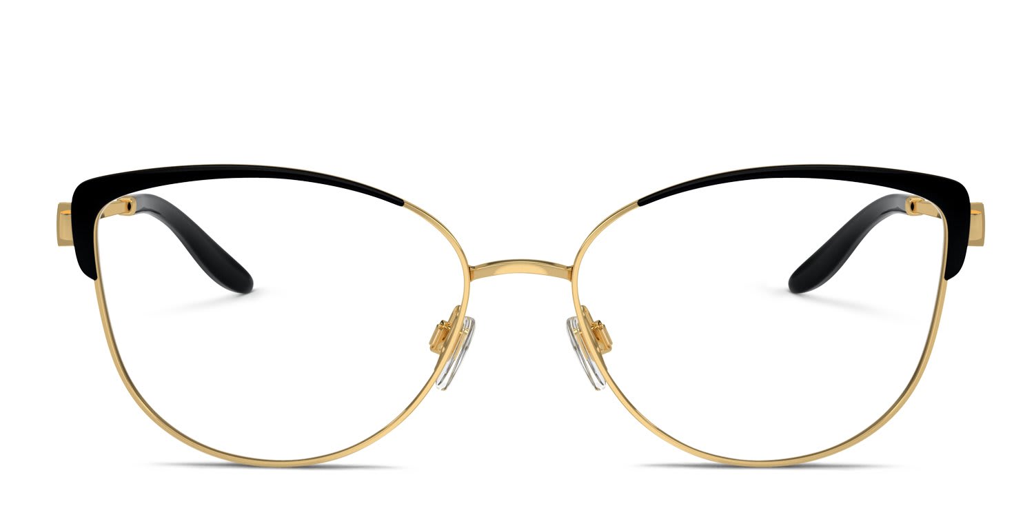 Ralph Lauren RL5123 Black, Gold glasses - Black / Gold - Frontal View