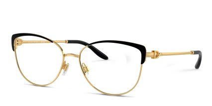 Ralph Lauren RL5123 Black, Gold glasses - Black / Gold - Angle View