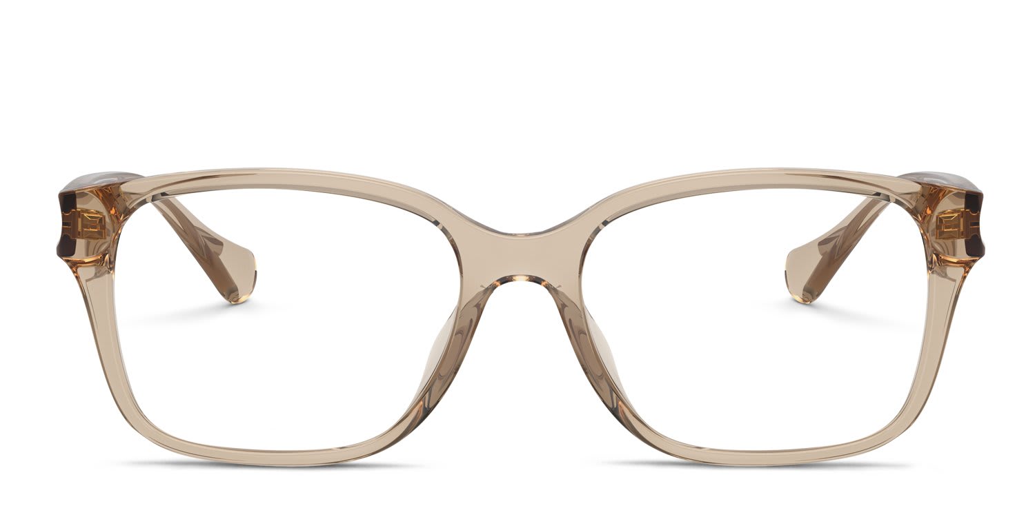 Ralph Lauren RA7155U Clear, Beige glasses - Clear / Beige - Frontal View