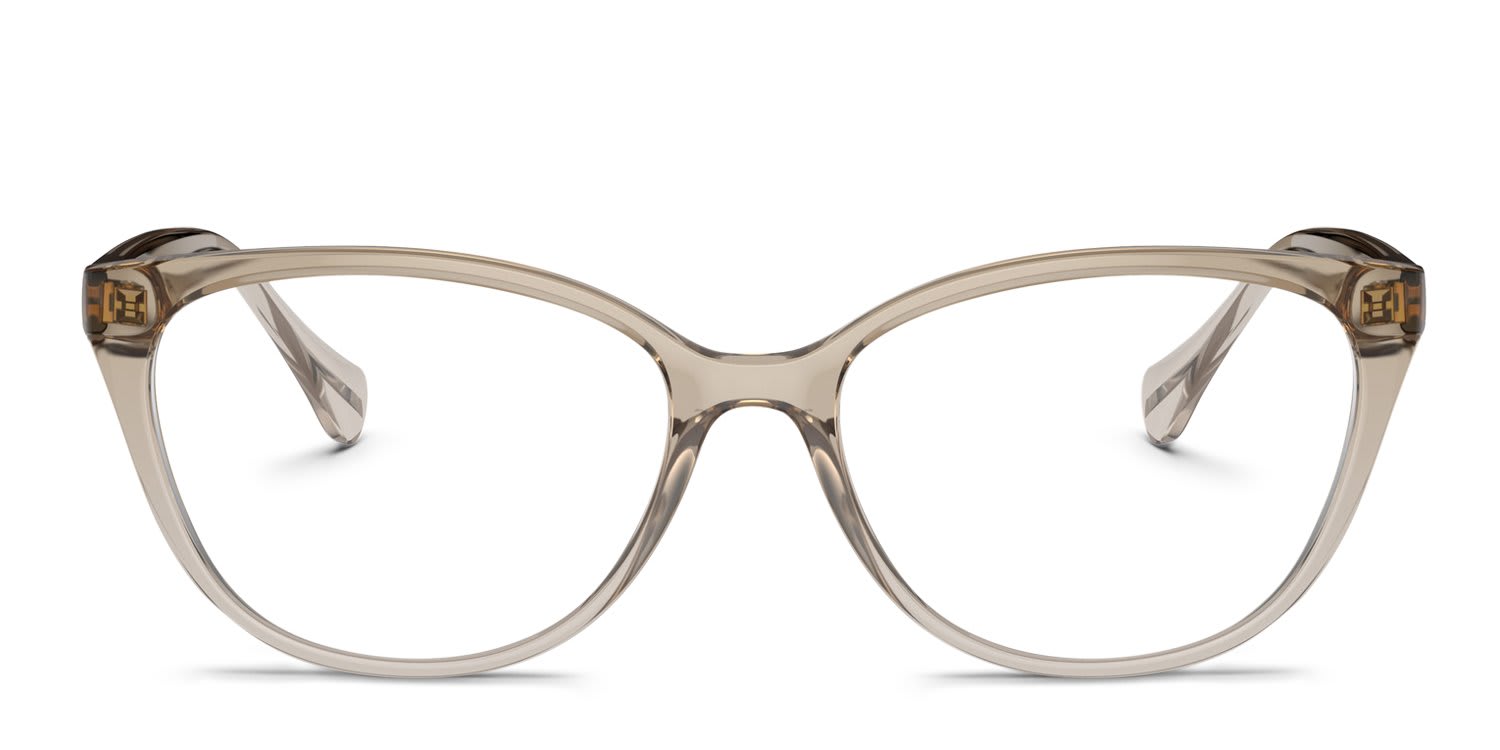 Ralph Lauren RA7135 Clear, Brown glasses - Clear / Brown - Frontal View