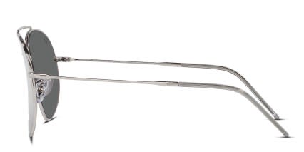 Ray-Ban RBR0101S Aviator Reverse Silver glasses - Silver - Side View