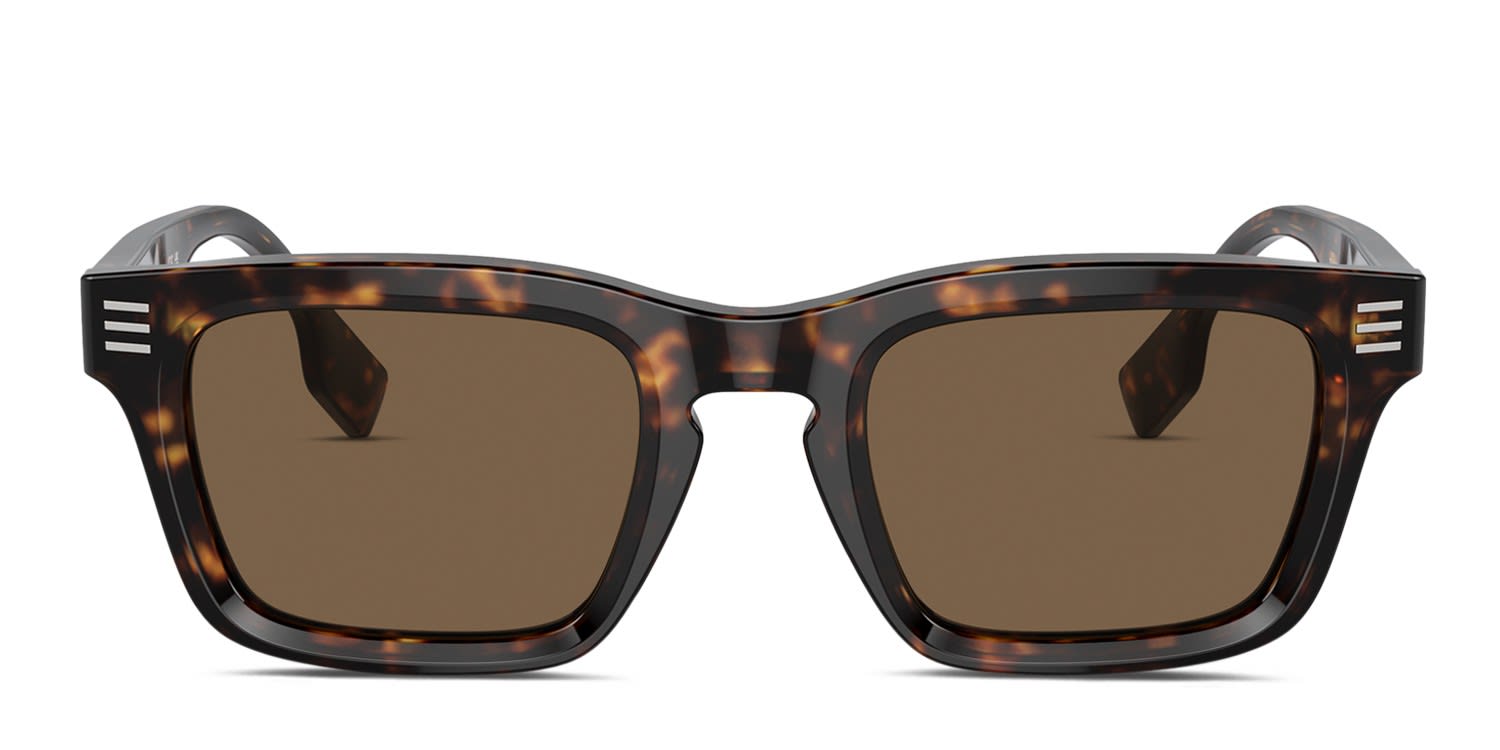 Burberry BE4403 brown frame with dark brown lenses. Lenses provide 100% ...
