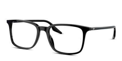 Ray-Ban RX5421 Black glasses - Black - Angle View