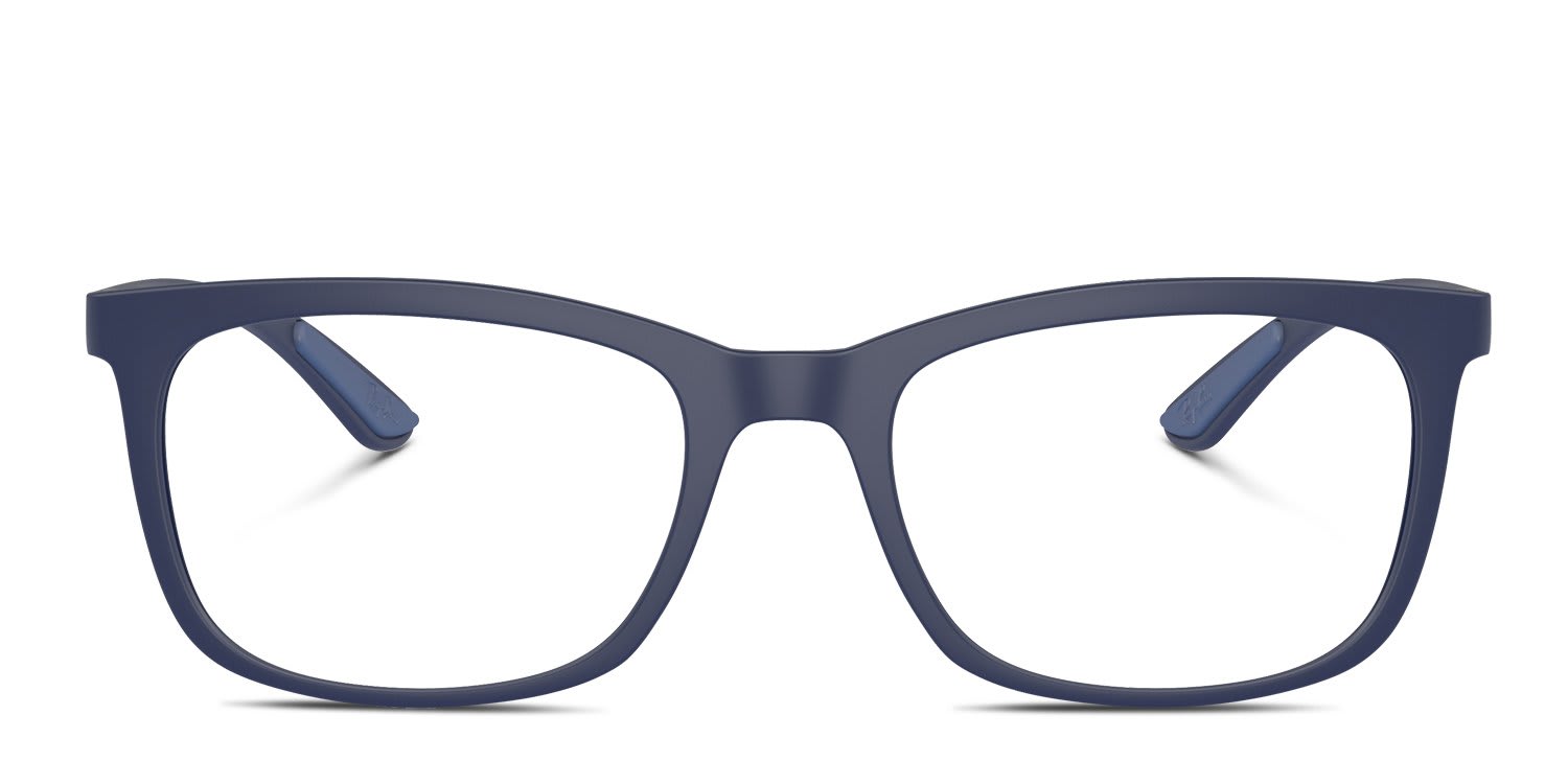 Ray-Ban RX7230 Brown, Blue glasses - Brown / Blue - Frontal View