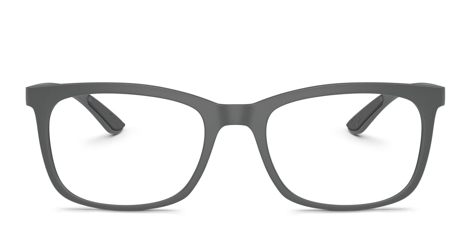 Ray-Ban RX7230 Brown, Gray glasses - Brown / Gray - Frontal View