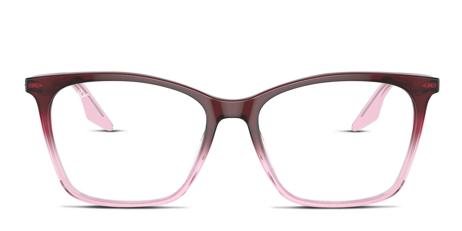 Ray-Ban RX5422 Red, Pink glasses - Red / Pink - Frontal View