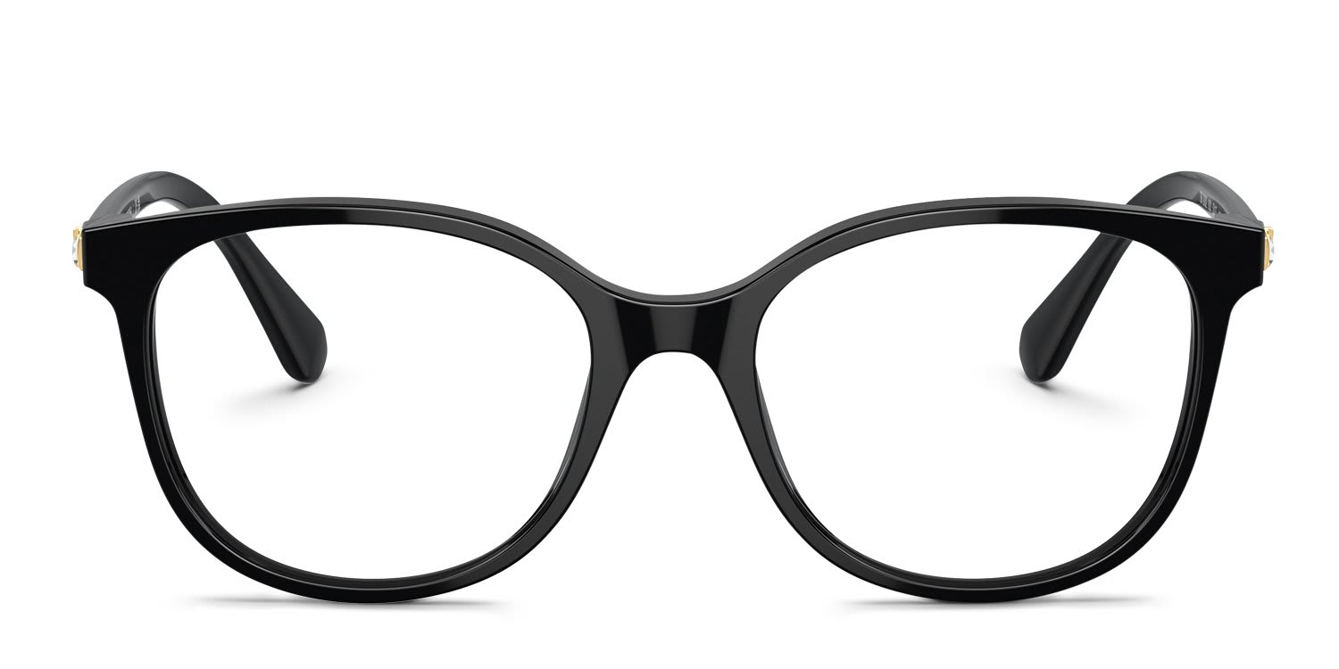 Swarovski SK2002 Black glasses - Black - Frontal View