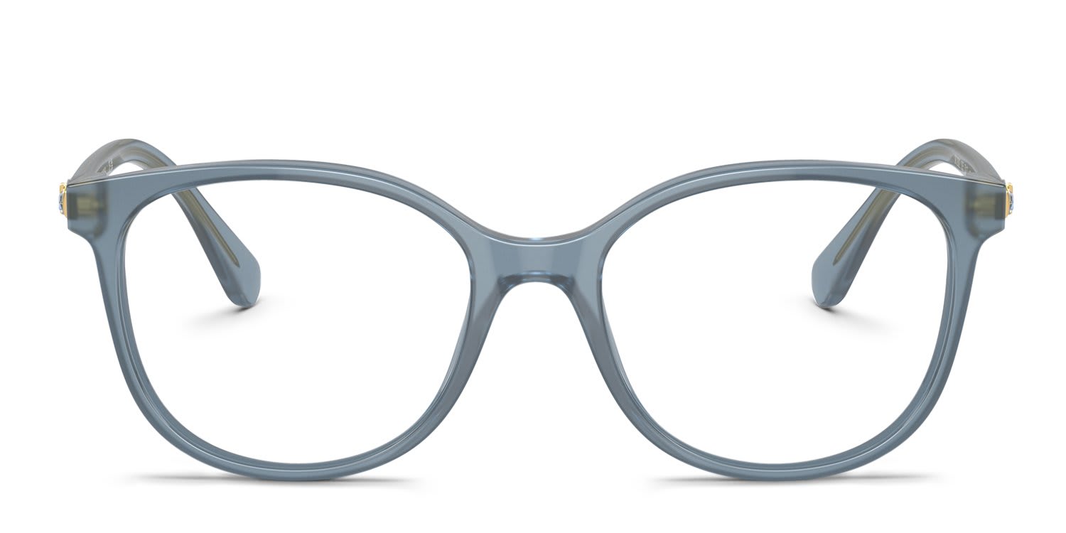 Swarovski SK2002 Blue glasses - Blue - Frontal View