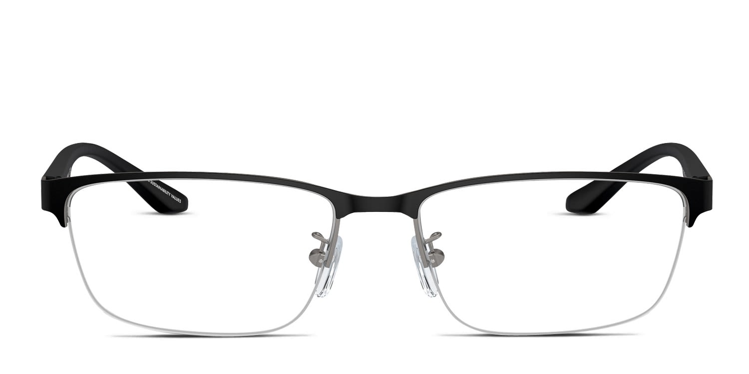 Emporio Armani EA1147 Gunmetal, Black glasses - Gunmetal / Black - Frontal View
