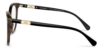 Emporio Armani EA3231 Tortoise, Red glasses - Tortoise / Red - Side View