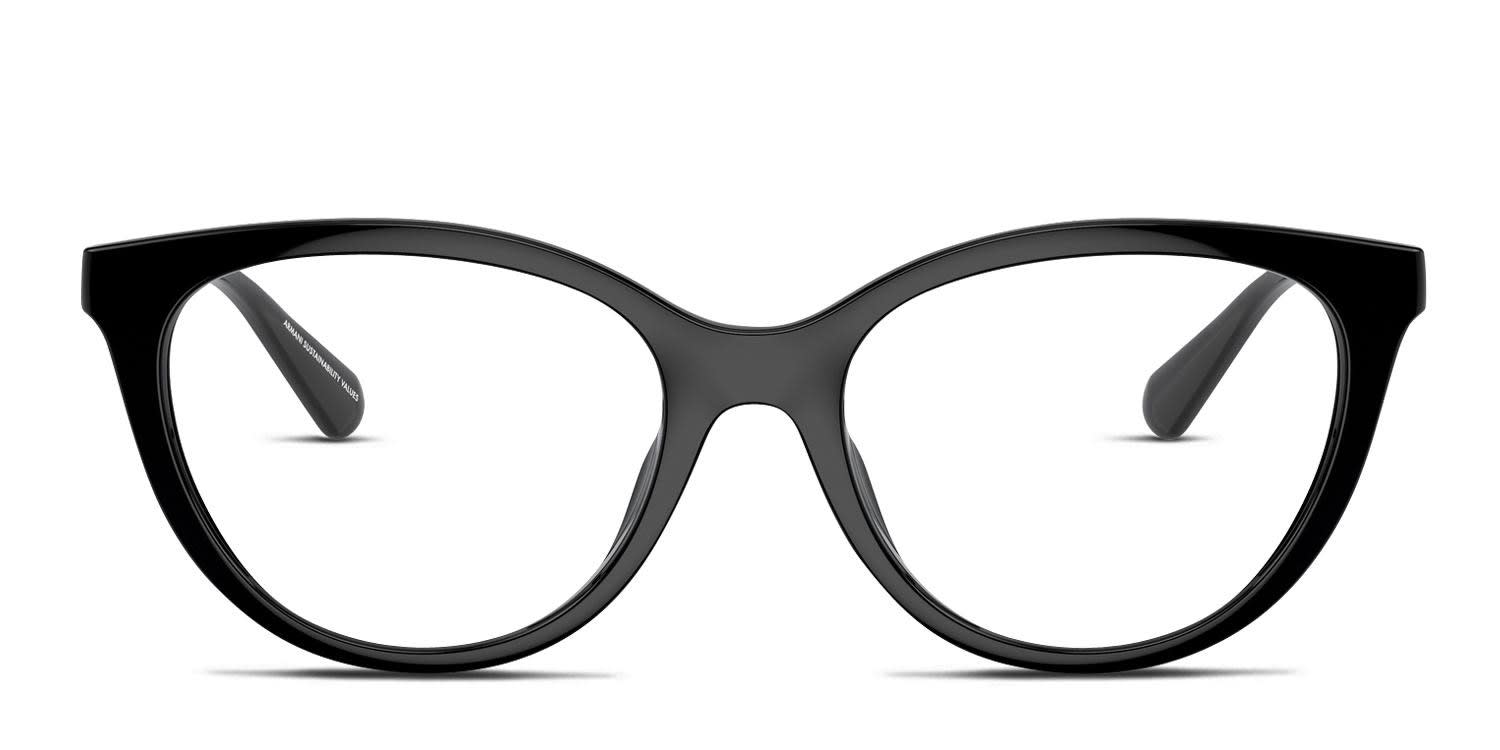 Emporio Armani EA4213U w/Clip-On Shiny Black glasses - Shiny Black - Frontal View