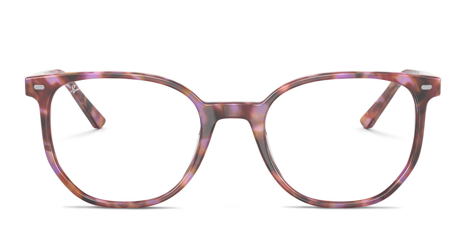 Ray-Ban RX5397 Elliot Brown, Purple, Tortoise glasses - Brown / Purple / Tortoise - Frontal View