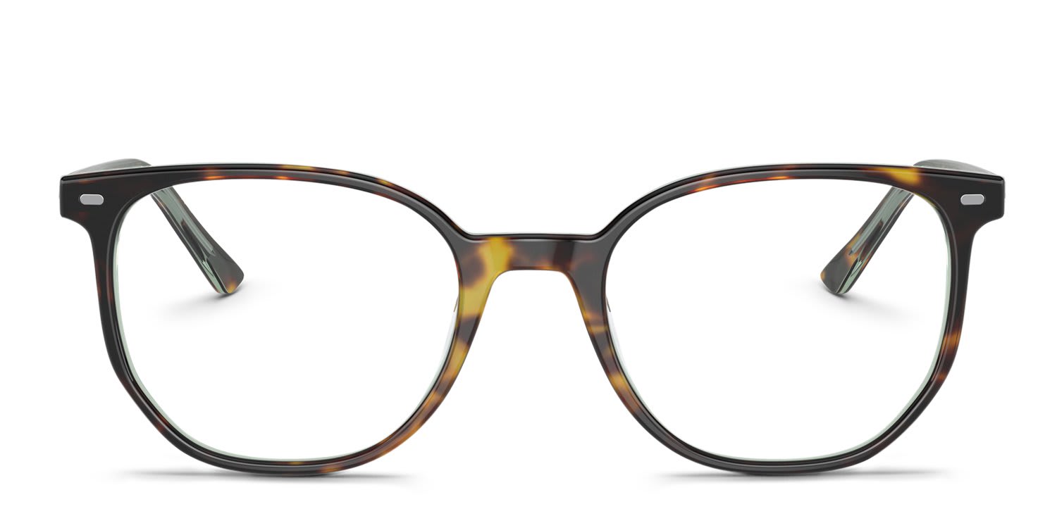 Ray-Ban RX5397 Elliot Tortoise, Clear glasses - Tortoise / Clear - Frontal View