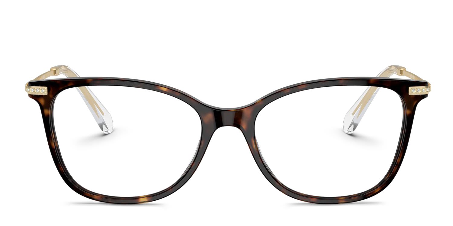 Swarovski SK2010 Tortoise glasses - Tortoise - Frontal View