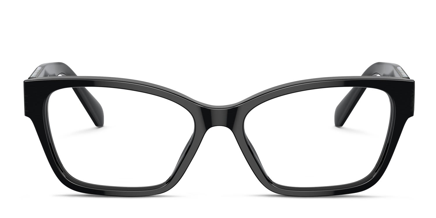 Swarovski SK2013 Black, Gray glasses - Black / Gray - Frontal View