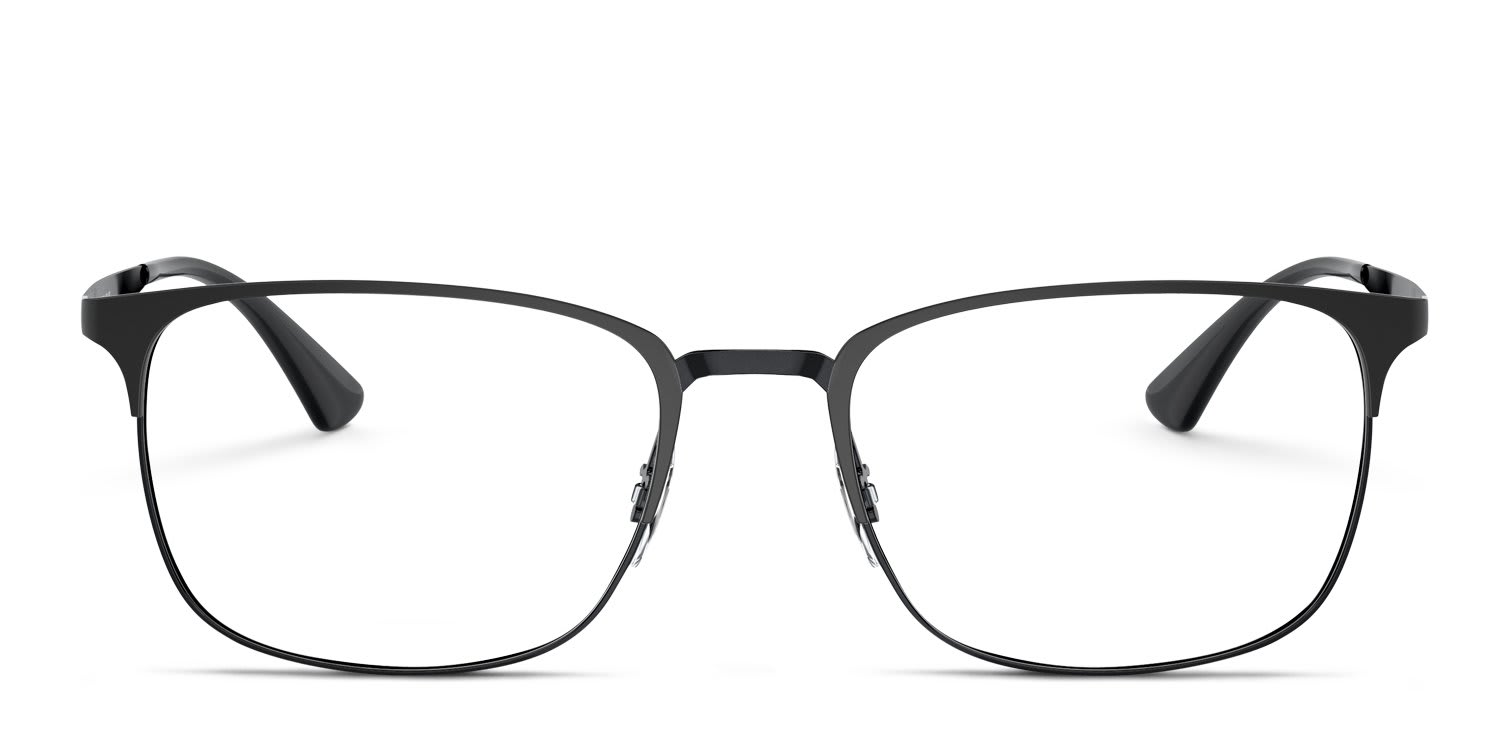 Ray-Ban RX6421 Black glasses - Black - Frontal View