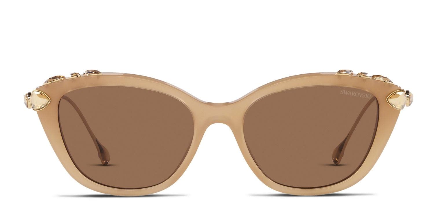 Swarovski SK6010 Beige glasses - Beige - Frontal View