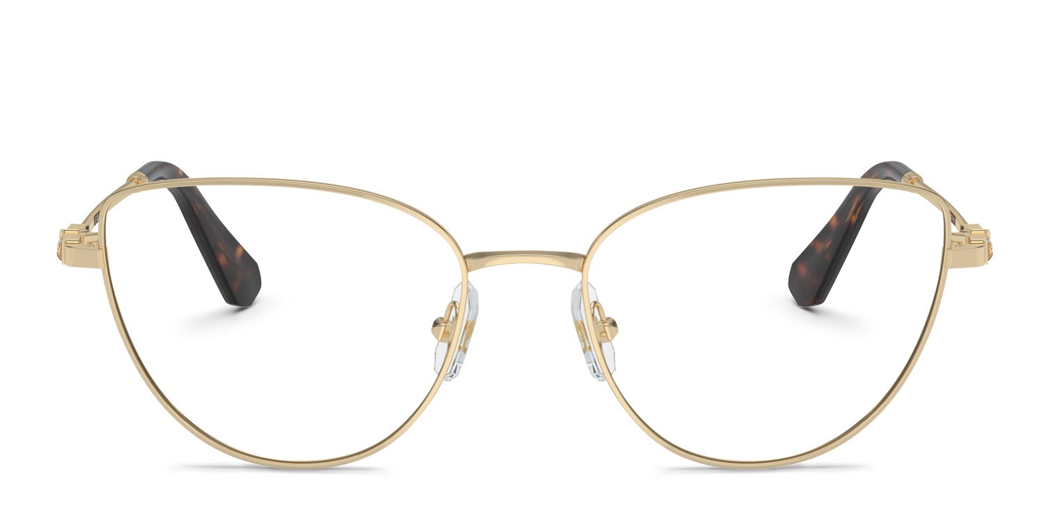 Swarovski SK1007 Gold glasses - Gold - Frontal View