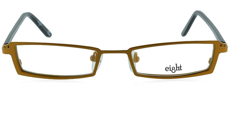 Eight 499 Yellow NA Rectangle Full Frame sunglasses - front
