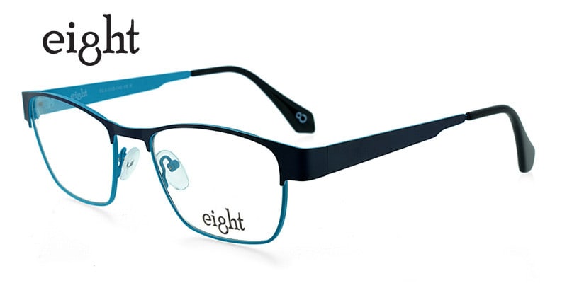 Eight 679A Navy Blue w/Turquoise NA