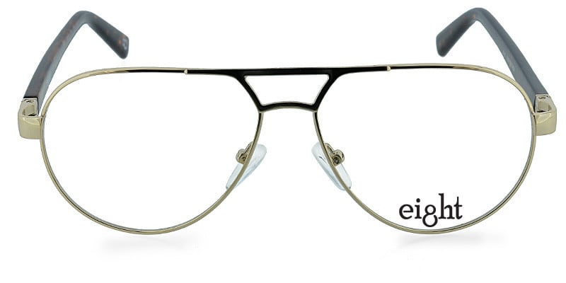 Eight 694C Gold NA Aviator Full Frame sunglasses - front