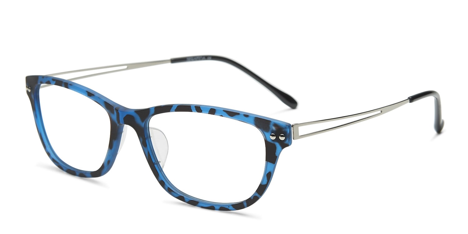 Francine Leopard Blue