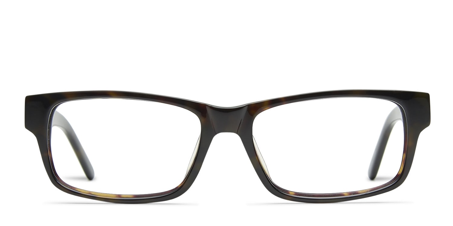 Champ Dark Tortoise Rectangle Full Frame eyeglasses - front