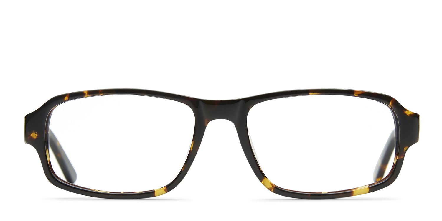 Lucky Tortoise Rectangle Full Frame eyeglasses - front