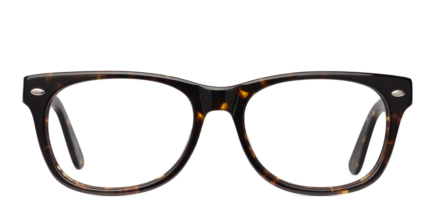 Crosby Tortoise Square, Wayframe Full Frame eyeglasses - front