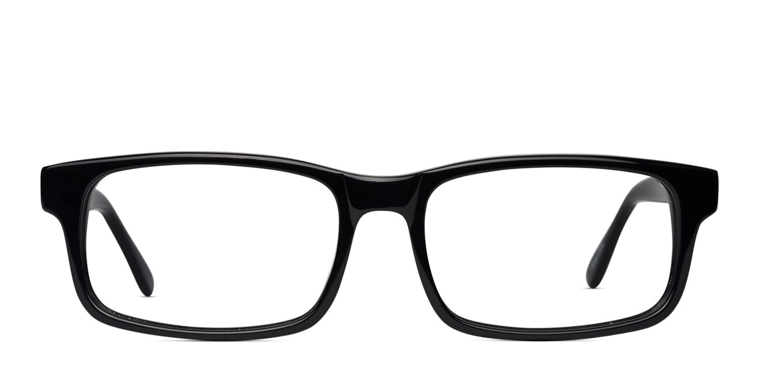 Jeff Black Square Full Frame eyeglasses - front