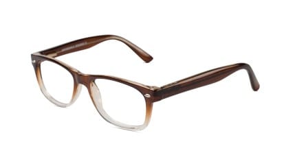 Skip Kids Brown/Clear glasses - Brown / Clear - Angle View