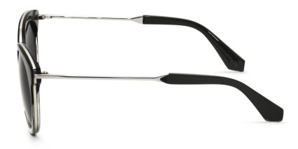 Sandro SDS2000 Black, Clear glasses - Black / Clear - Side View