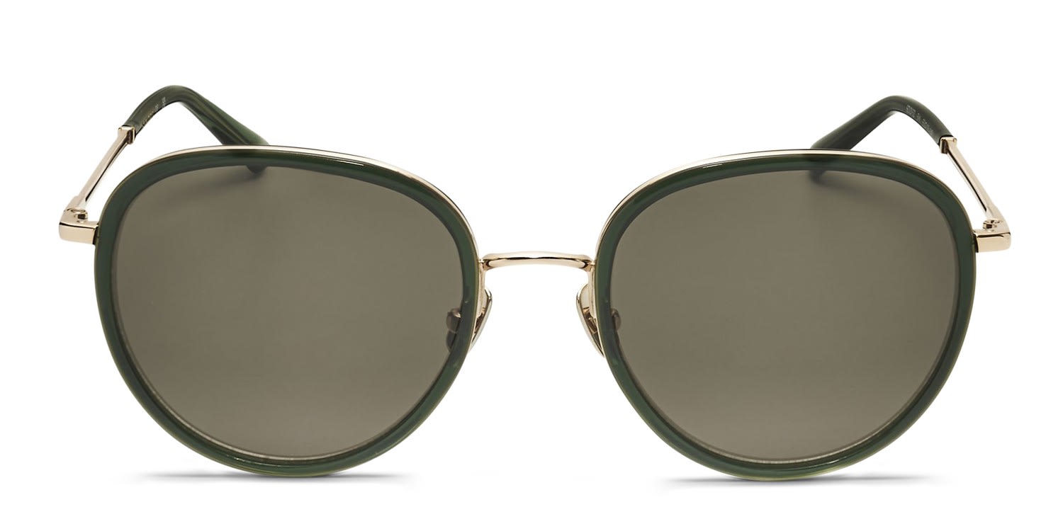 Sandro SDS2032 Green glasses - Green / Gold - Frontal View