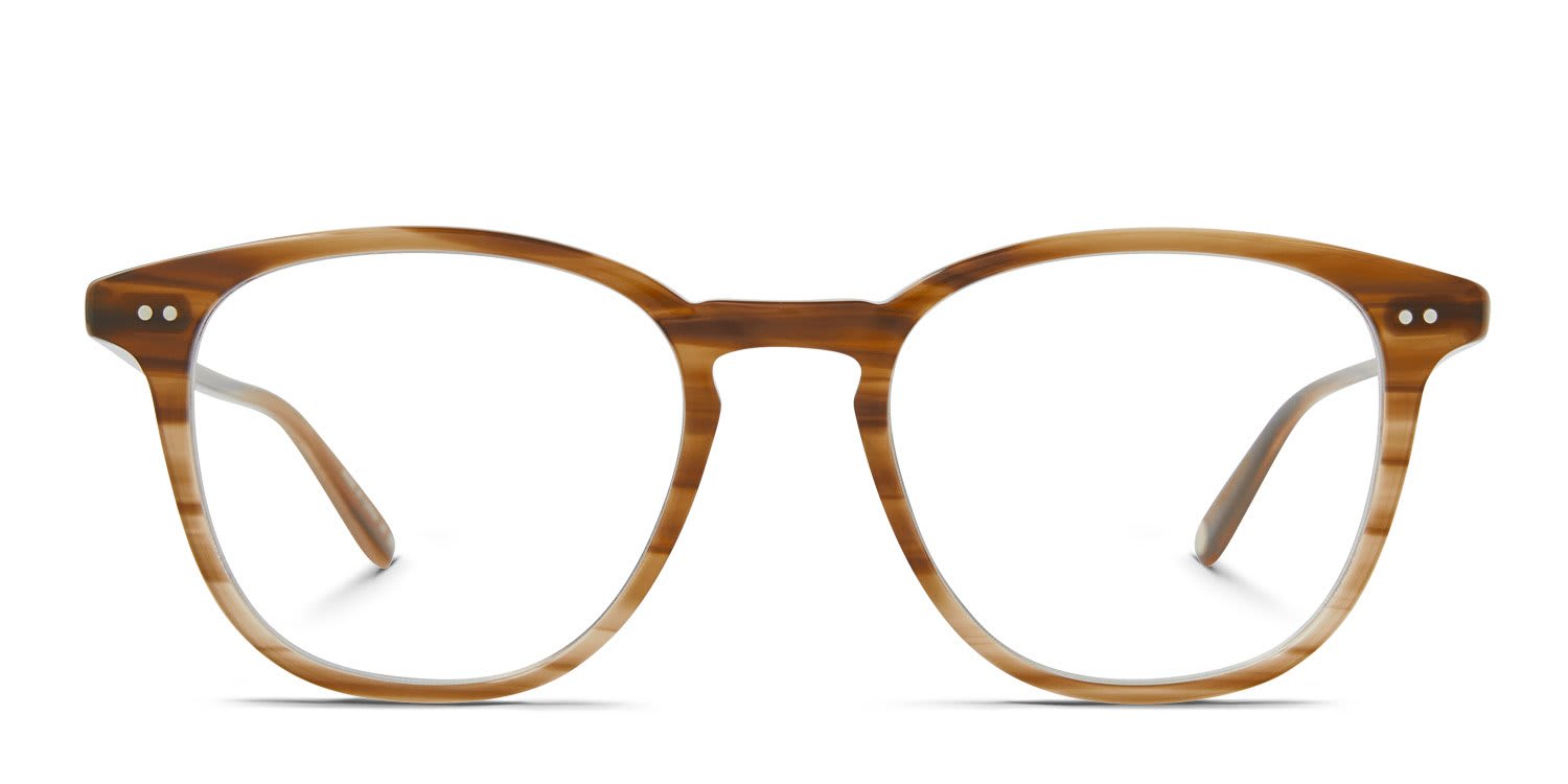 Garrett Leight Whitney Tortoise, Brown glasses - Tortoise / Brown - Frontal View
