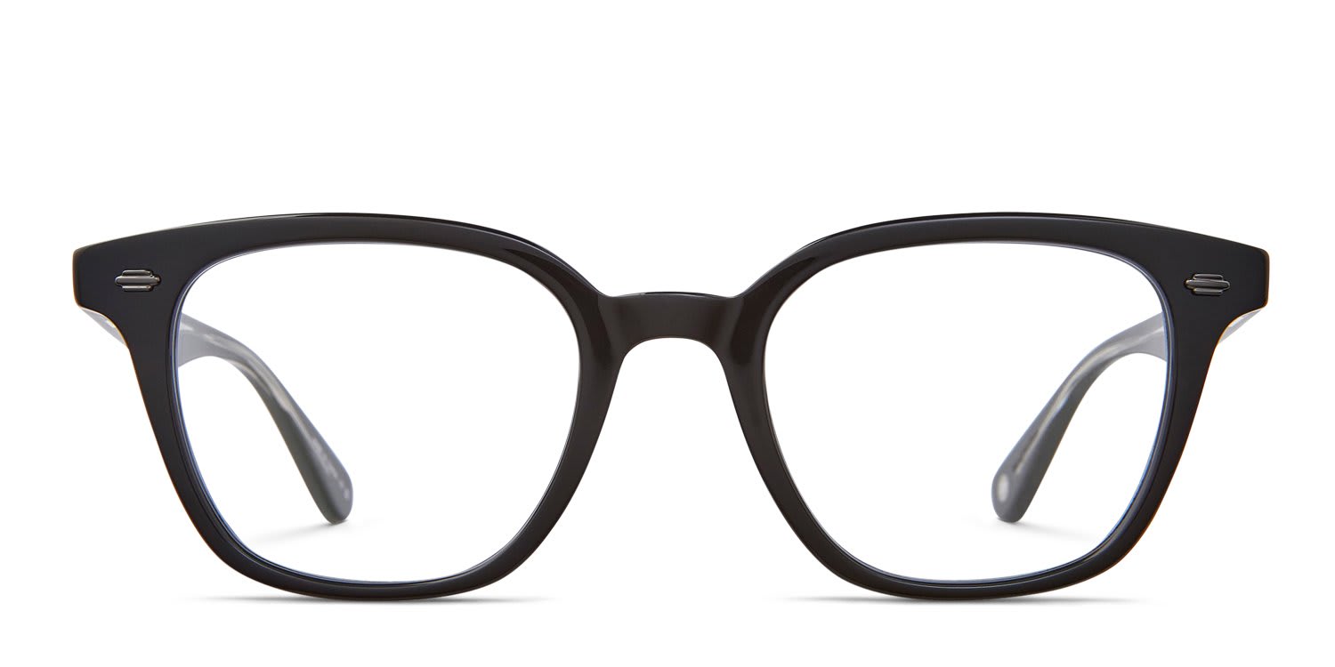 Garrett Leight Zac Black glasses - Black - Frontal View