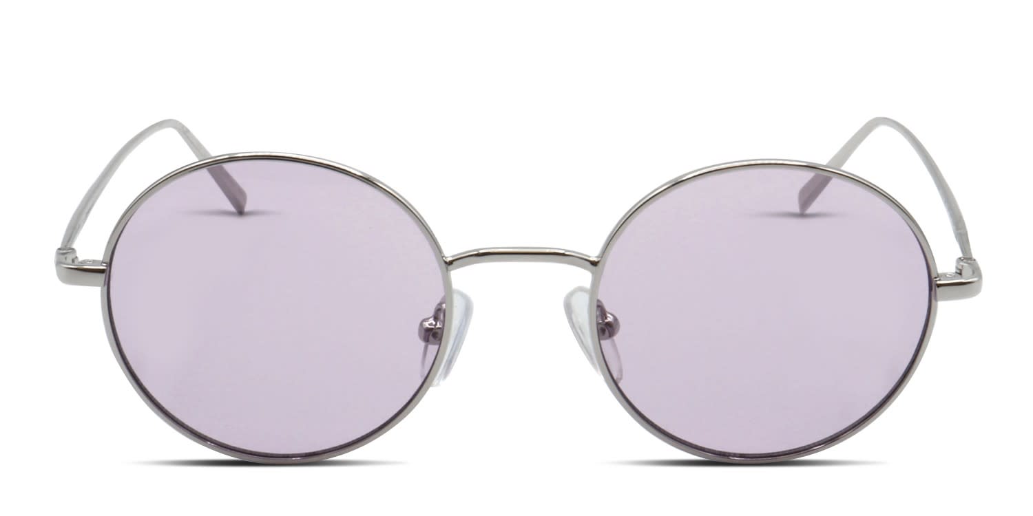 DKNY DK105S Silver, Purple glasses - Silver / Purple - Frontal View