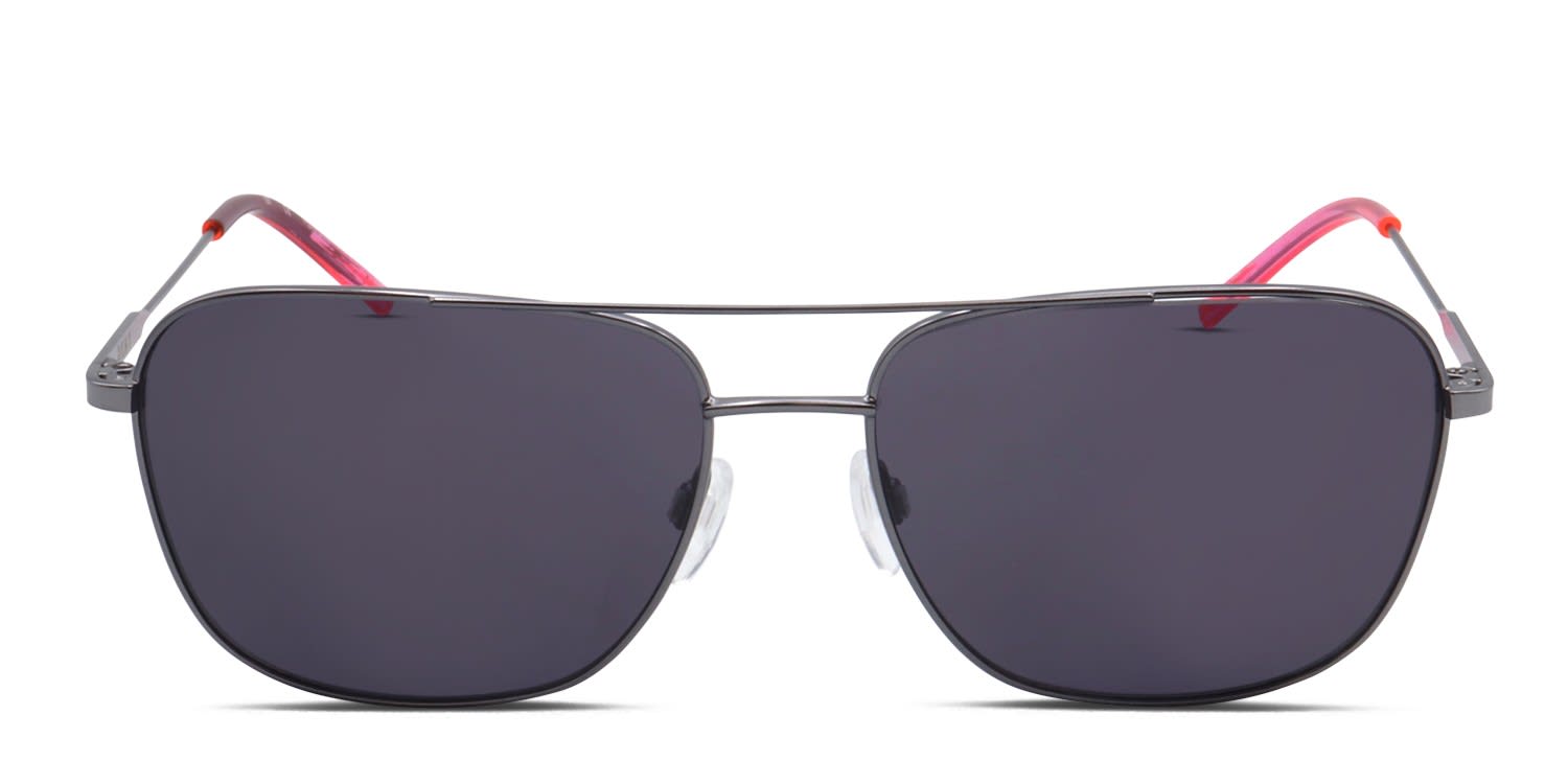 DKNY DK113S Gunmetal, Gray glasses - Gunmetal / Gray - Frontal View
