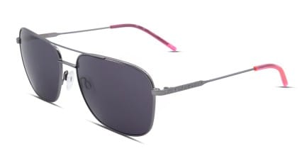 DKNY DK113S Gunmetal, Gray glasses - Gunmetal / Gray - Angle View