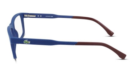Lacoste L2876 Blue glasses - Blue - Side View