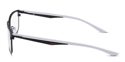 Nike 4314 Black, White glasses - Black / White - Side View