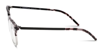 Flexon B2037 Gray, Tortoise, Clear glasses - Gray / Tortoise / Clear - Side View