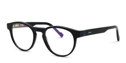 Zeiss ZS23535 Shiny Black glasses - Shiny Black - Angle View