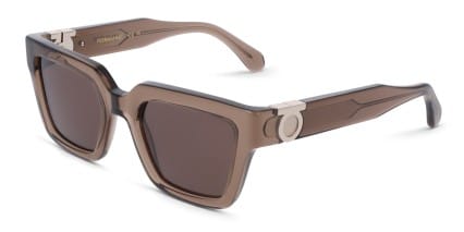 Ferragamo SF2066S Brown glasses - Brown - Angle View