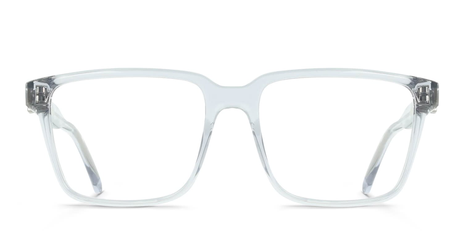 Ferragamo SF3028E Gray, Clear glasses - Gray / Clear - Frontal View