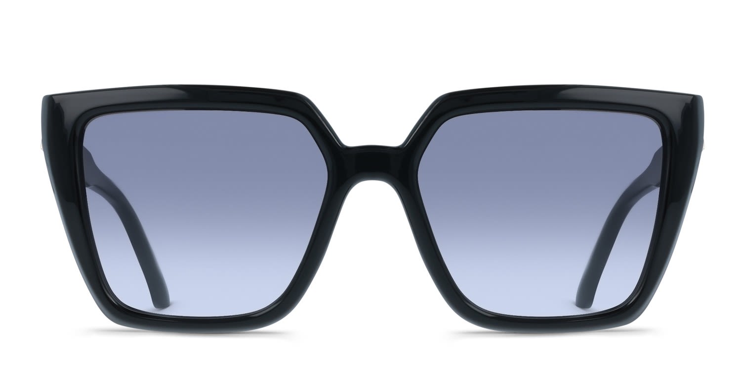 Ferragamo SF2058SE Shiny Black glasses - Shiny Black - Frontal View