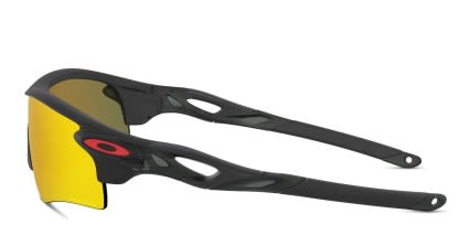 Oakley OO9206 Radarlock Path (A) Black, Red glasses - Black / Red - Side View